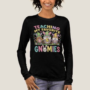 Camiseta Triblenda Diseño de enseñanza de gnomo lindo profesor Enseña