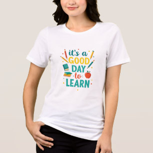 Camiseta Triblenda Diseño de escuelas y profesores alegres
