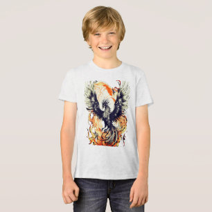 Camiseta Triblenda Diseño de esgrima de águila del cielo -