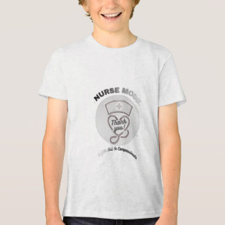 Camiseta Triblenda Diseño de estetoscopio corazón agradecimiento modo