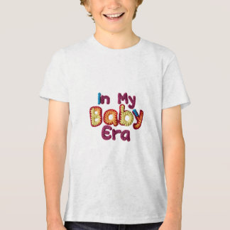 Camiseta Triblenda Diseño de estilo crochet en la era de mi bebé