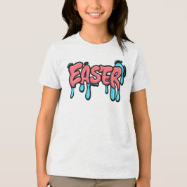 Camiseta Triblenda Diseño de estilo graffiti con texto de goteo de Pa