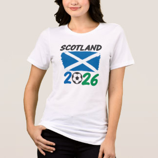 Camiseta Triblenda Diseño de fanático de fútbol de Escocia 2026 / Sal