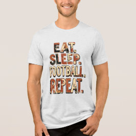 Camiseta Triblenda Diseño de fanático de fútbol vintage | Gráfico ret
