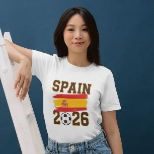 Camiseta Triblenda Diseño de fútbol España 2026