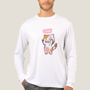 Camiseta Triblenda diseño de gato bonito frustrado   ¡Hazte con una e