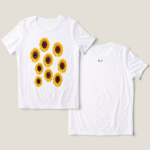 Camiseta Triblenda Diseño de girasol