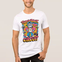 Camiseta Triblenda Diseño de hip hop retro Robot 90 - lanzamiento de