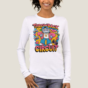 Camiseta Triblenda Diseño de hip hop retro Robot 90 - lanzamiento de 