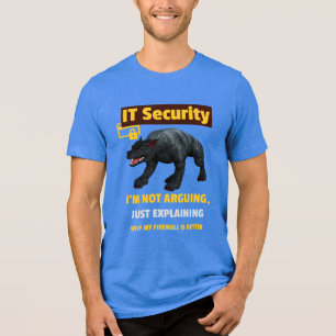 Camiseta Triblenda Diseño de humor tecnológico divertido que explica