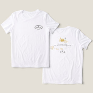 Camiseta Triblenda Diseño de la cita del libro de Chicas Gilmore