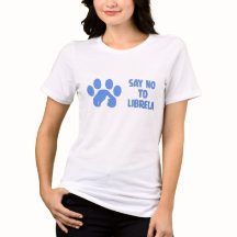 Diseño de la garra de Say No To L - azul cielo
