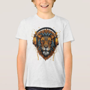 Camiseta Triblenda Diseño de leones de arte de camiseta/hoodies mandi