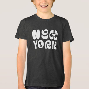 Camiseta Triblenda diseño de logo elegante de Nueva York