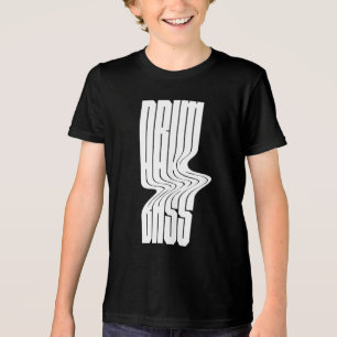 Camiseta Triblenda diseño de logotipo negrita de drum and bass