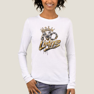 Camiseta Triblenda Diseño de lujo Corona de Oro Sin Límites