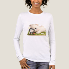 Camiseta Triblenda Diseño de oso de peluche adorable y lindo