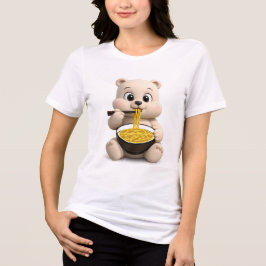 Camiseta Triblenda Diseño de oso de peluche adorable y lindo