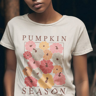 Camiseta Triblenda Diseño de otoño de Boho Fall