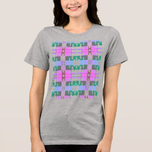 Camiseta Triblenda Diseño de pequeñas baldosas para el arte tribal de