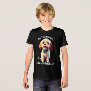 Camiseta Triblenda Diseño de Perro Cuaderno de Almendros de Cachorro 