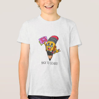 Camiseta Triblenda Diseño de personaje de lápiz de dibujos animados d
