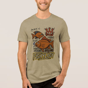 Camiseta Triblenda Diseño de pesca ADOM Fishylogy M-50-X