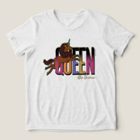 Diseño de Reina de Afro Unicornio
