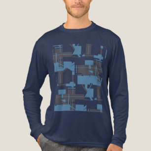 Camiseta Triblenda Diseño de resumen de huevo de Robin de la Marina A