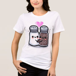 Camiseta Triblenda Diseño de sal dulce y amor a la pimienta