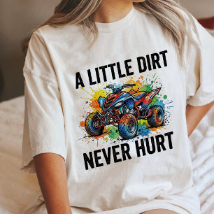Camiseta Triblenda Diseño de salpicadura de acuarela de cuatriciclo