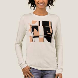 Camiseta Triblenda Diseño de tablero de juego de arte abstracto naran