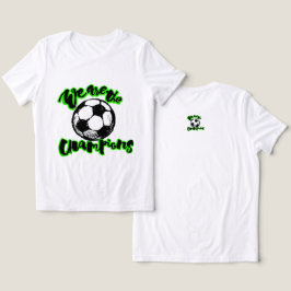 Camiseta Triblenda Diseño de tipografía 'We Are The Champions'