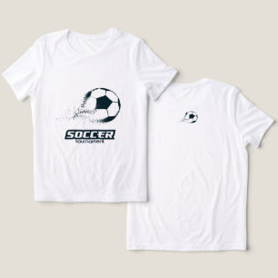 Camiseta Triblenda Diseño de Torneo de Balón de Fútbol de Partículas