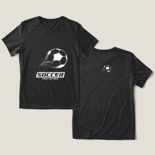 Camiseta Triblenda Diseño de Torneo de Balón de Fútbol de Partículas