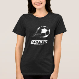 Camiseta Triblenda Diseño de Torneo de Balón de Fútbol de Partículas