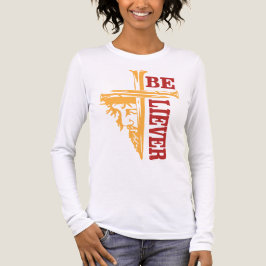 Camiseta Triblenda Diseño de uñas de cruz de Jesús – Cristiano podero