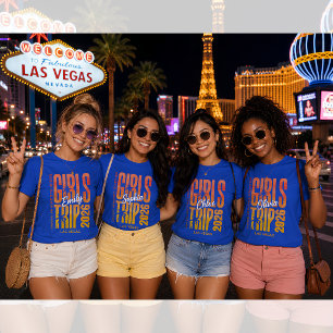 Camiseta Triblenda Diseño de viaje personalizado Girls Trip 2026