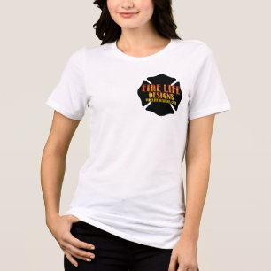 Camiseta Triblenda DISEÑO DE VIDA INCENDIARIA CO [logotipo 1]