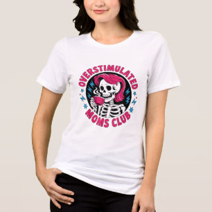 Camiseta Triblenda Diseño del Club de Madres Sobrestimuladas   M Neur