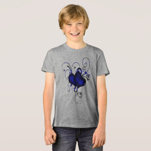 Camiseta Triblenda Diseño del corazón Arte para la moda