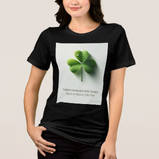CAMISETA TRIBLENDA DISEÑO DEL DÍA DE SAN PATRICK