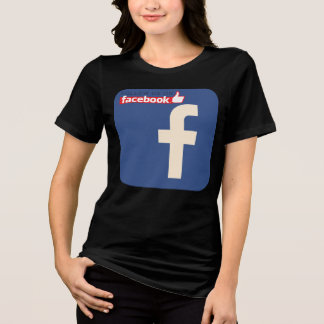 Camiseta Triblenda Diseño del logo de Facebook