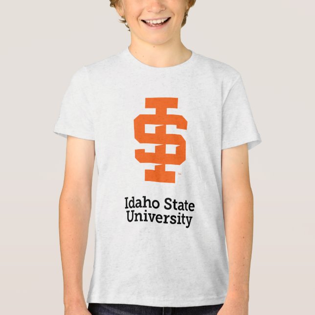Camiseta Triblenda Diseño del Logo Oficial de la Universidad Estatal  (Anverso)