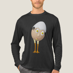Camiseta Triblenda Diseño divertido del personaje de huevo RG y RA
