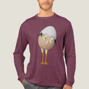 Camiseta Triblenda Diseño divertido del personaje de huevo RG y RA