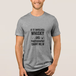 Camiseta Triblenda Diseño divertido para entusiastas del whisky y la 