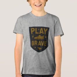 Camiseta Triblenda Diseño Embroidered de Fútbol Play Brave