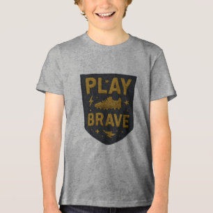 Camiseta Triblenda Diseño Embroidered de Fútbol Play Brave