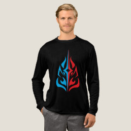 Camiseta Triblenda Diseño Floral Ornamental